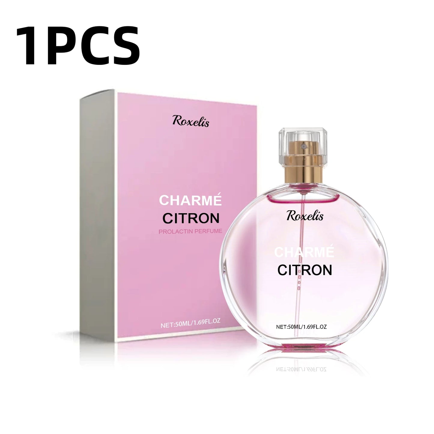 ROXELIS Charmé Prolactin Perfume Long-Lasting Citrus Floral, Unisex 30ml
