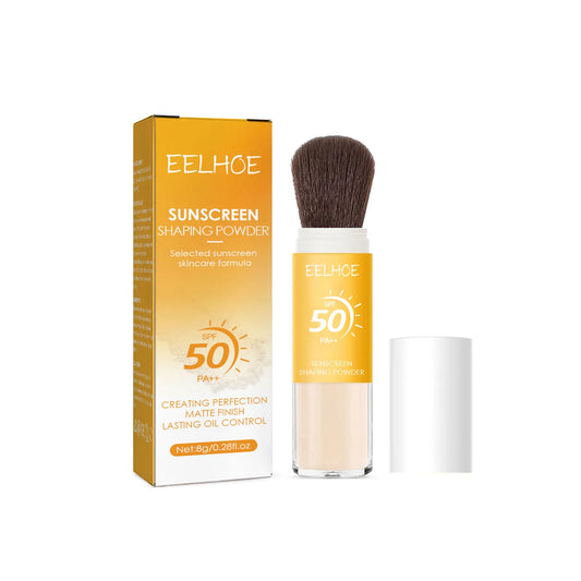 SPF50 Matte Setting Powder – Waterproof, Pore-Blurring, Travel Size (8g)