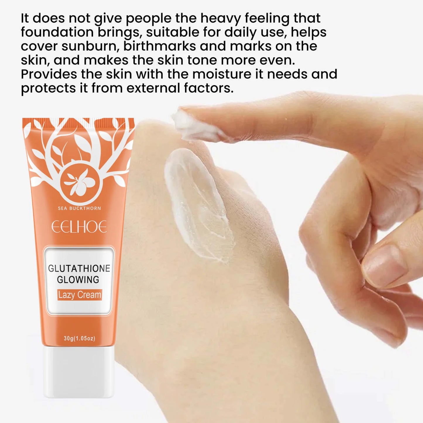 Multi-Action Brightening Face Lazy Cream Moisturizing, Nourishing & Flawless Coverage
