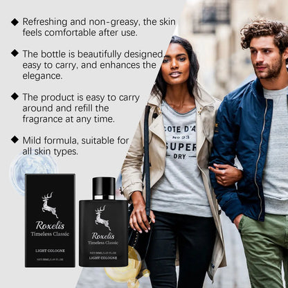ROXELIS Timeless Classic Cologne for Men Long-Lasting Fresh and Masculine Scent, 50ml