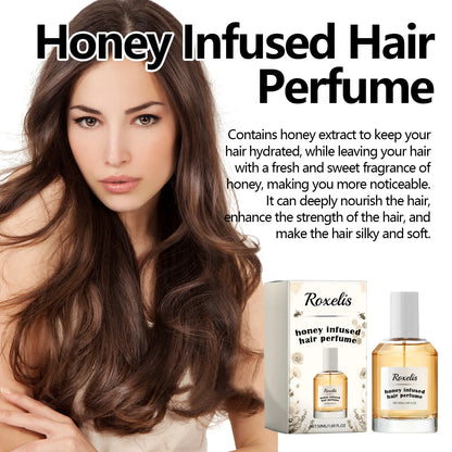 Roxelis Honey Glow Hair Perfume, Sweet Scent & Lightweight, 50ml