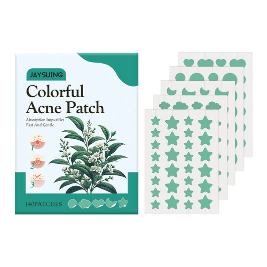 140 Green Acne Patches for Scar Repair