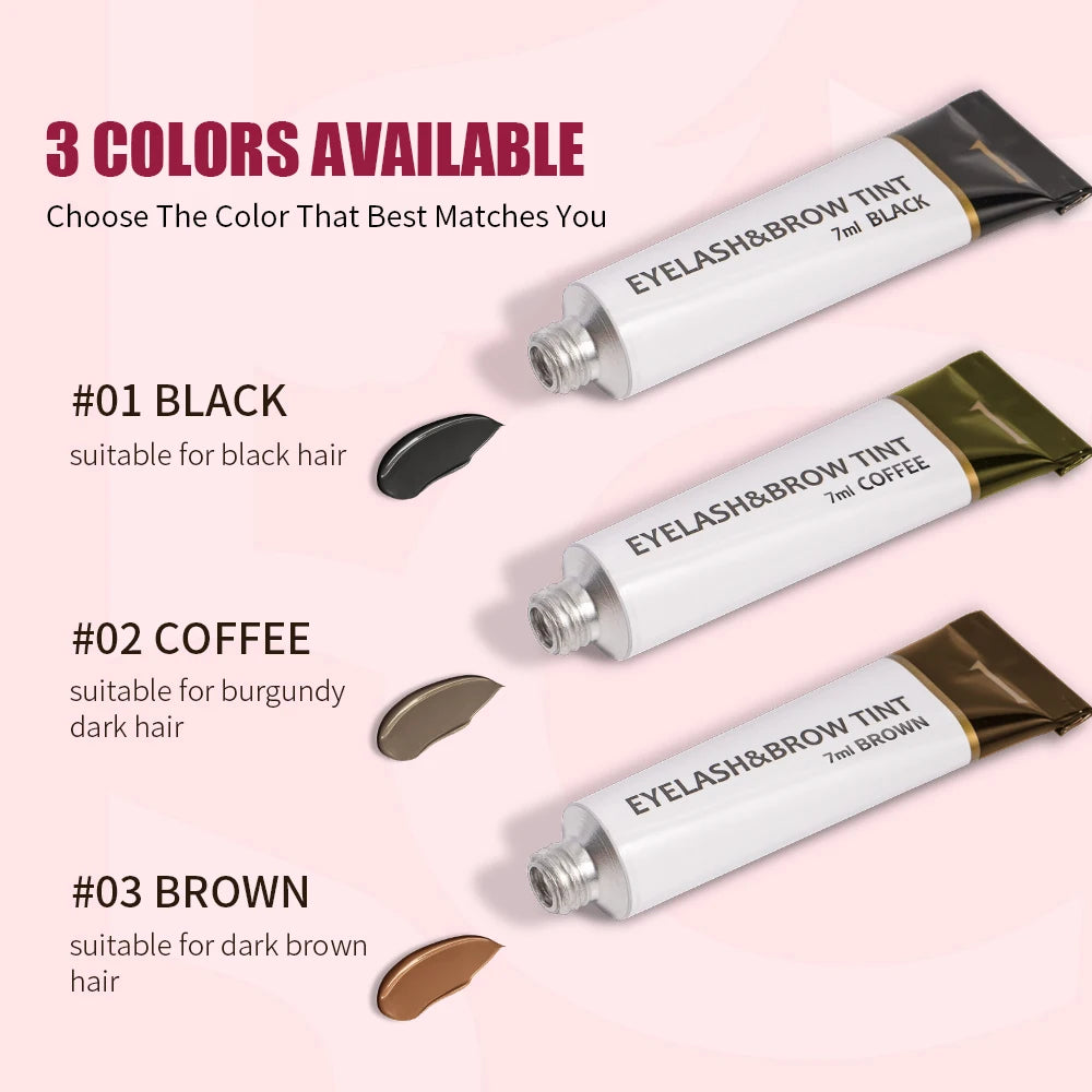 ICONSIGN Eyelash & Eyebrow Tint Long-Lasting Color, 4–6 Weeks, 7ml