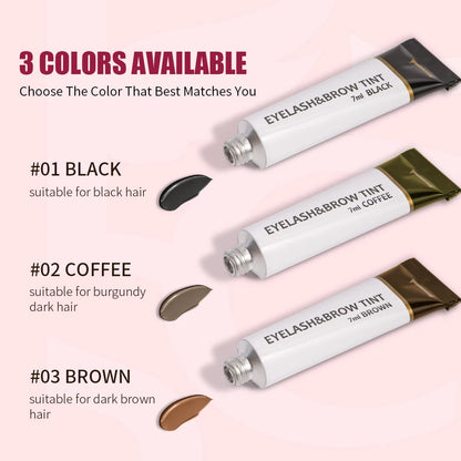 ICONSIGN Eyelash & Eyebrow Tint Long-Lasting Color, 4–6 Weeks, 7ml