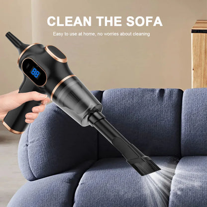 Portable Wireless Car & Home Vacuum Cleaner – High-Power Mini Cleaner for Sofa, Carpet & Office