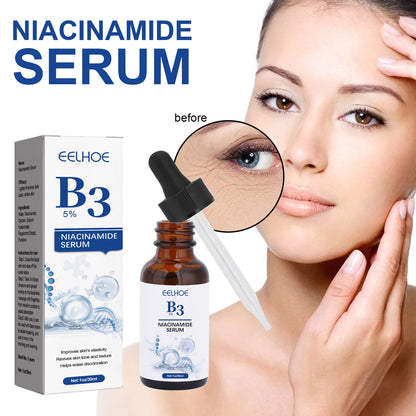 B3 Niacinamide Brighten Face Serum Dark Spot Fading, Anti-Aging, Pore Minimizing, Hydrating