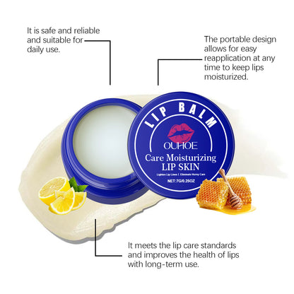 Hydrating Lip Balm Repairs Dry Lips, Soft & Nourishing, Non-Sticky, 7g
