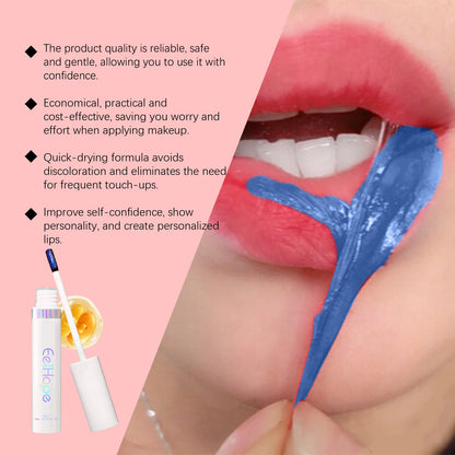 EELHOE Peel-Off Matte Lipstick Long-Lasting, Smudge-Proof, Vibrant Color