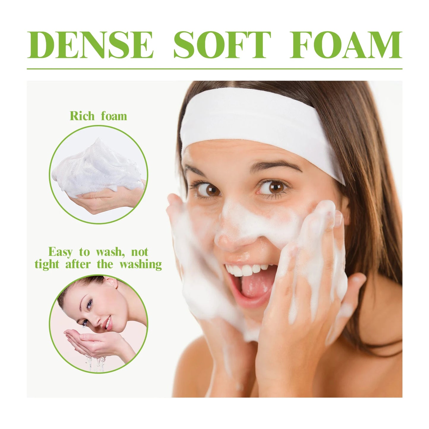 EELHOE Green Tea Cleansing Mousse Oil Control and Refreshing Cleanser, 100ml