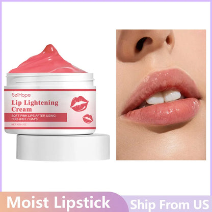 EelHope Lightening Lip Cream Moisturize, Repairing and with Hydrating Care, 30g