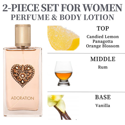 Adoration Perfume & Body Lotion Gift Set