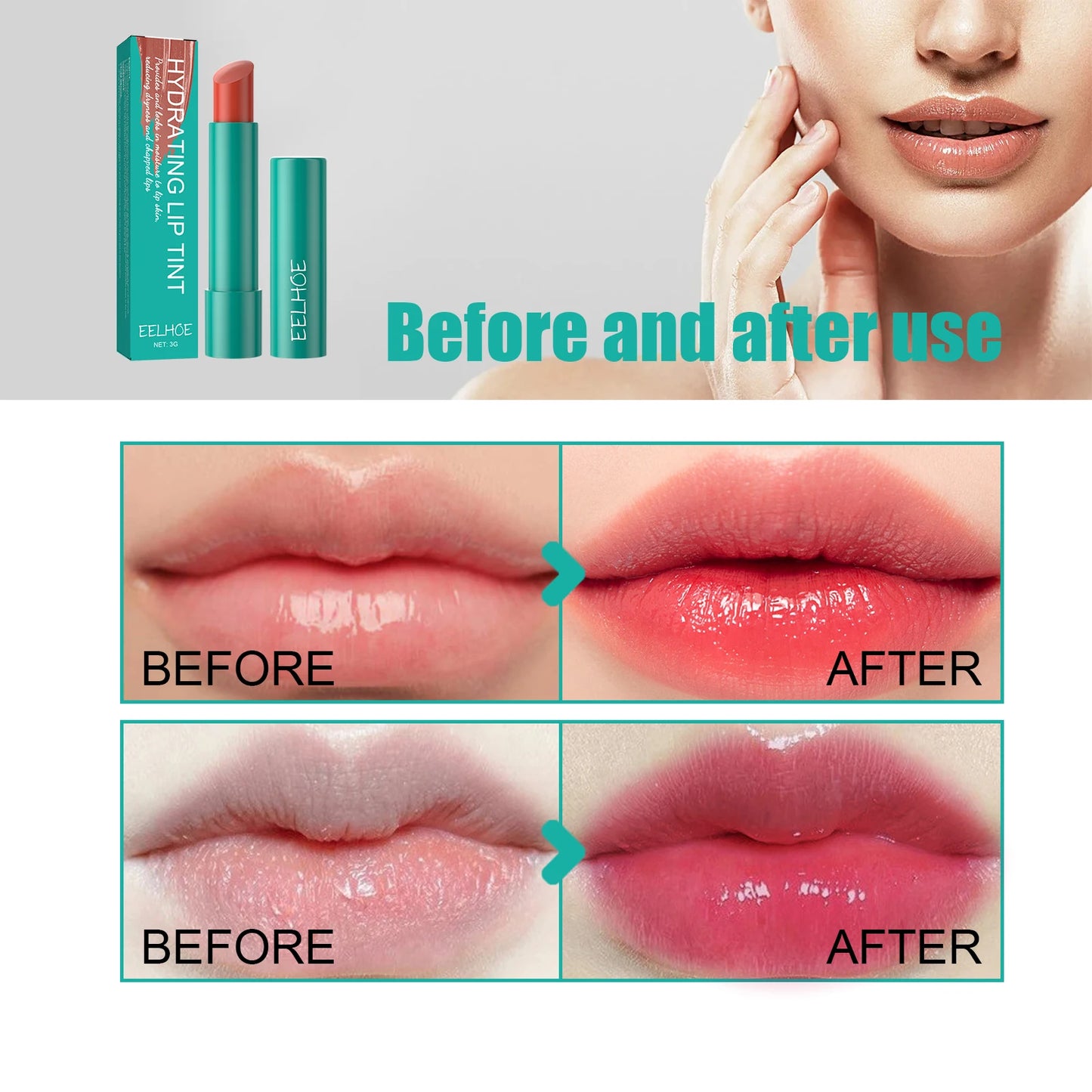 Thrive Hydrate Shine Lip Tint Moisturizing, Glossy, Vibrant Color, Lightweight