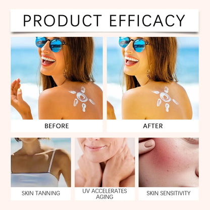 OUHOE Relief Sun Rice SPF50+ High Protection, Hydrating and Lightweight, 50g