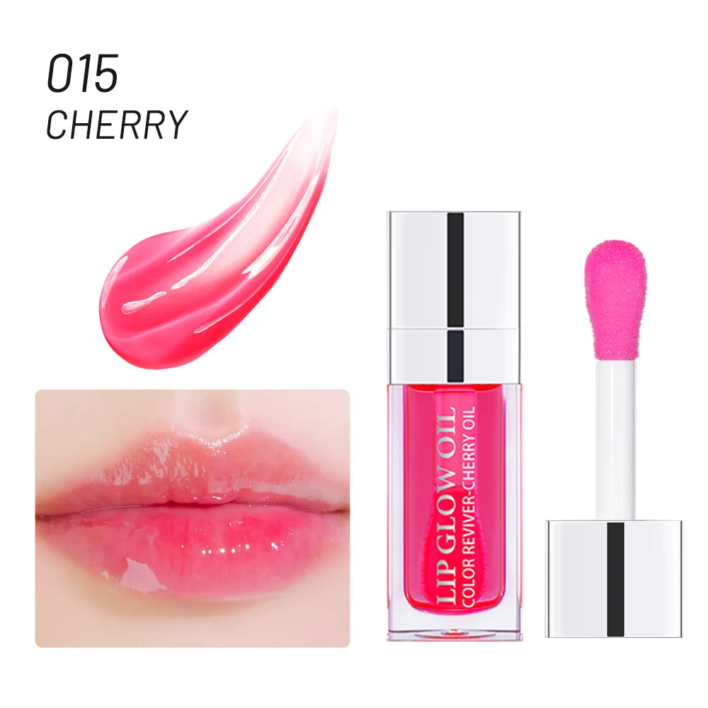 Moisturizing and Hydrate Lip Glow Oil Nourishing, Non-Sticky, Glossy Shine Formula