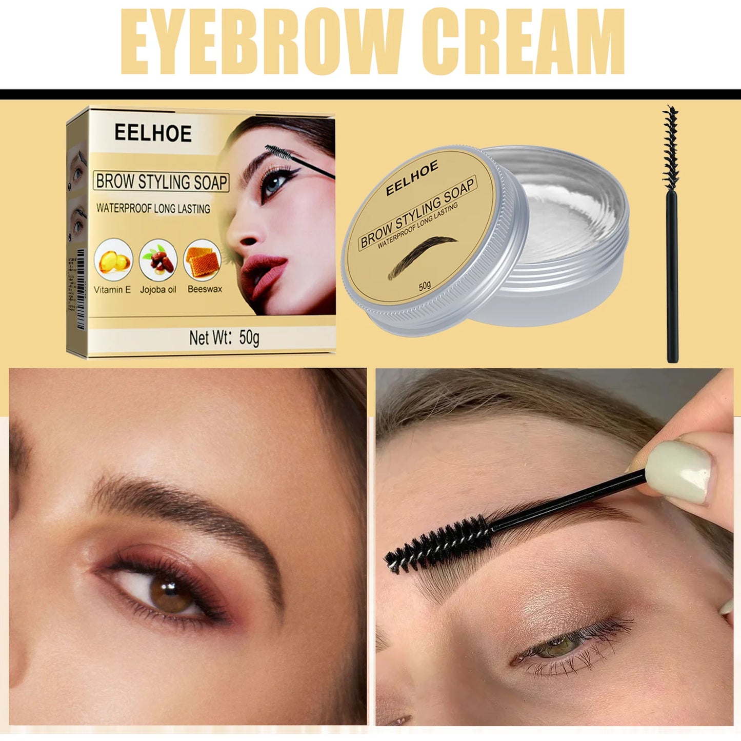 Nourishing Formula Enriched with natural plant extracts for the healthy brows