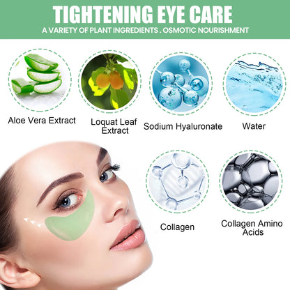 Aloe Vera Under-Eye Patches Reduces Puffiness and Dark Circles, 30 Pairs