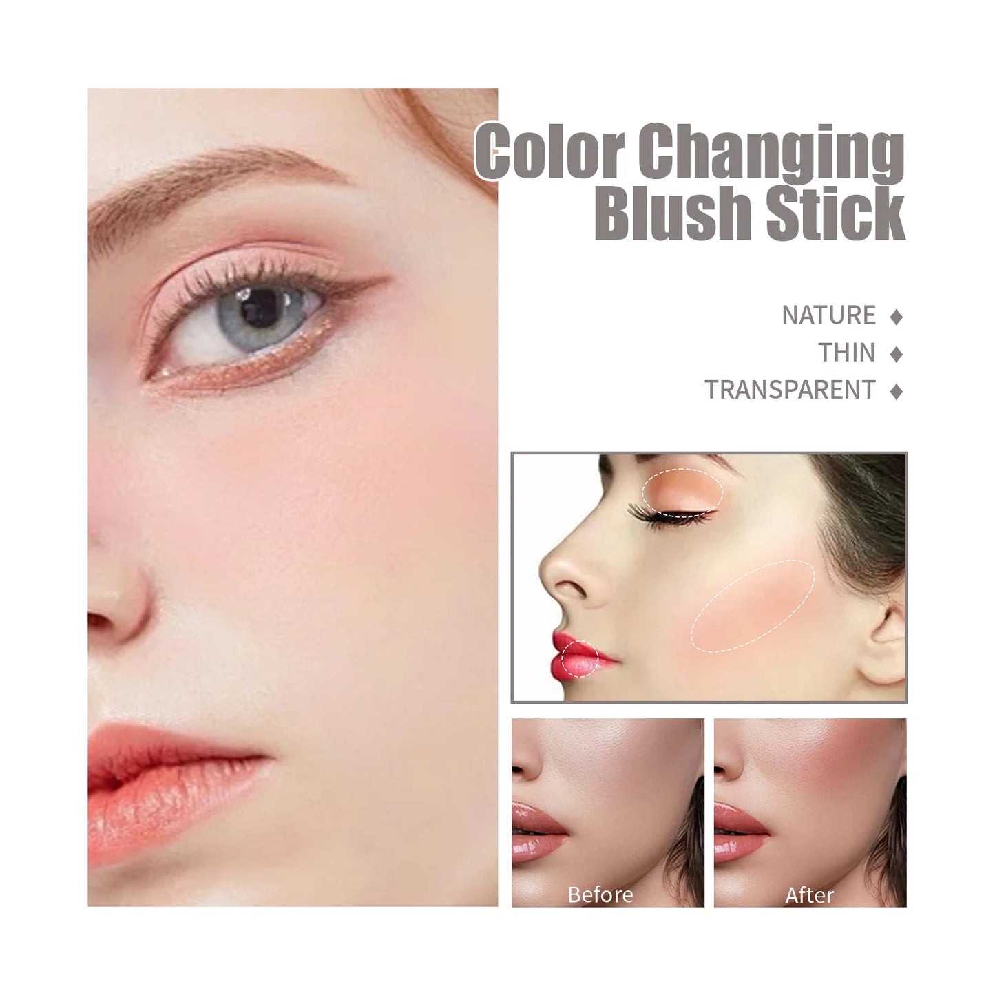 EELHOE Color Changing Blush Stick