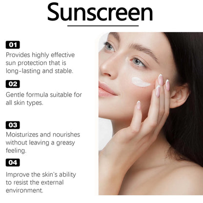 OUHOE Relief Sun Rice SPF50+ High Protection, Hydrating and Lightweight, 50g