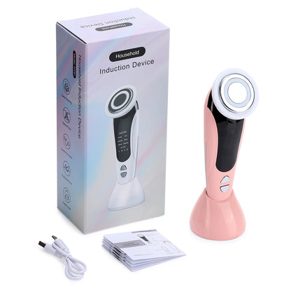 New 7-in-1 EMS Face Lift Device LED Light Heated Massager for Skin Tightening and Wrinkles