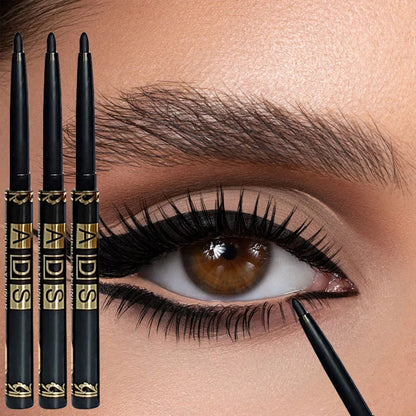 Three ADS Water proof Black Eyeliner Pencils