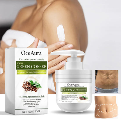 OceAura Thermo Firming Cream Cellulite Reduction, Skin Tightening & Contouring, 100g