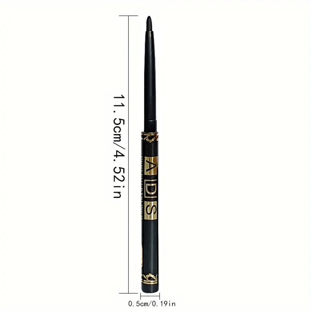 Three ADS Water proof Black Eyeliner Pencils