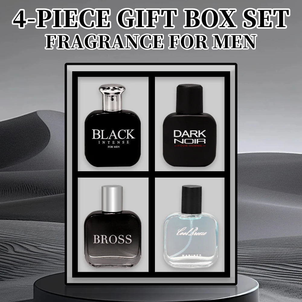 Luxury 4-Piece Fragrance Gift Set 30ml EDP Each, Elegant and Long-Lasting
