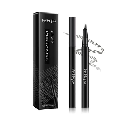 Natural Hair-Like Strokes Fine fork tip creates precise, realistic brow strokes