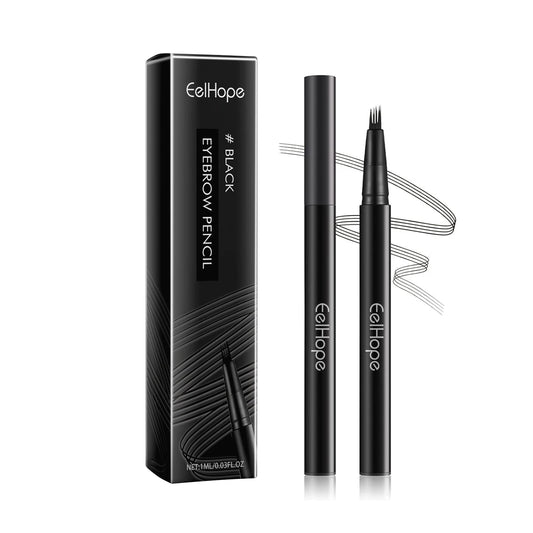 Natural Hair-Like Strokes Fine fork tip creates precise, realistic brow strokes