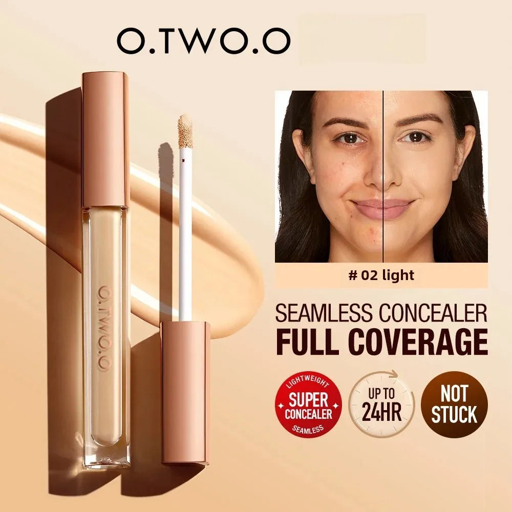 Full-Coverage Cream Concealer Dark Circle Corrector, Waterproof & Brightening 5g