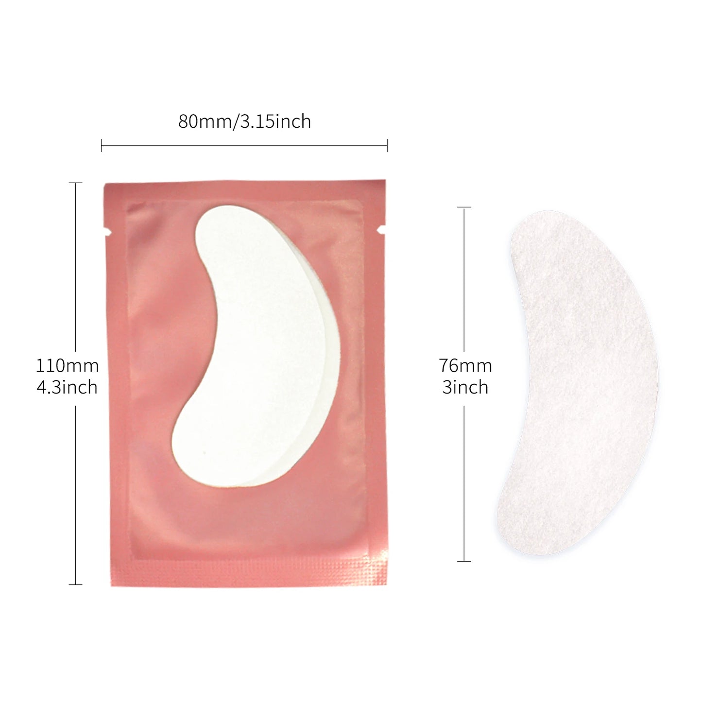 Pink Moisturizing Under Eye Pads  50 pairs