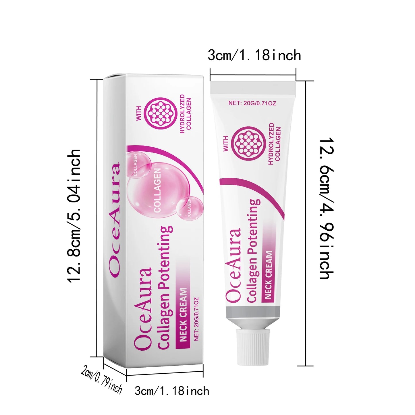 Neck Firming Cream – Collagen & Hyaluronic Acid, Anti-Wrinkle & Hydrating