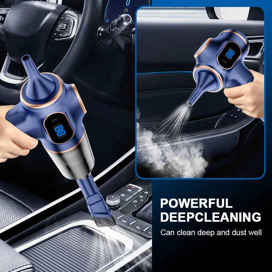 Portable Wireless Car & Home Vacuum Cleaner – High-Power Mini Cleaner for Sofa, Carpet & Office