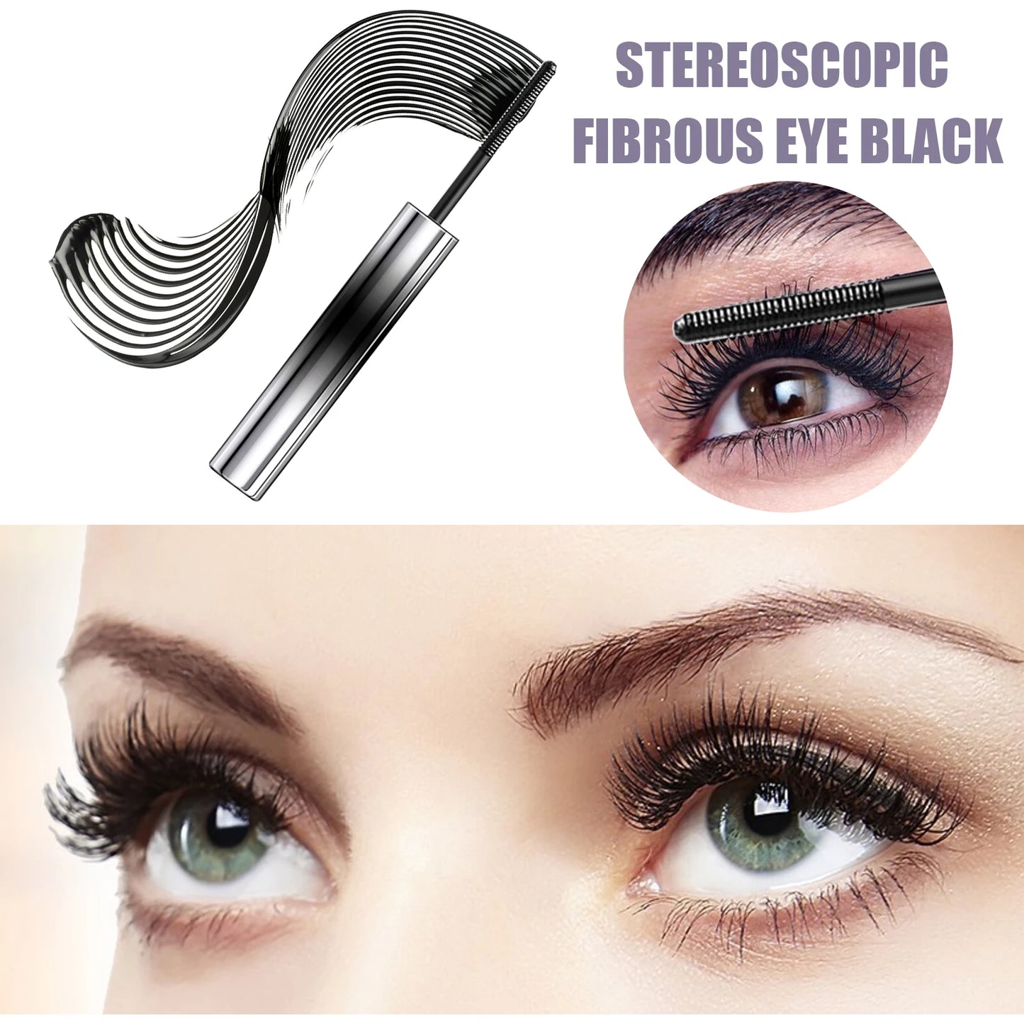 Dramatic 3D Lash Effect Instantly adds volume and length for bold lashes