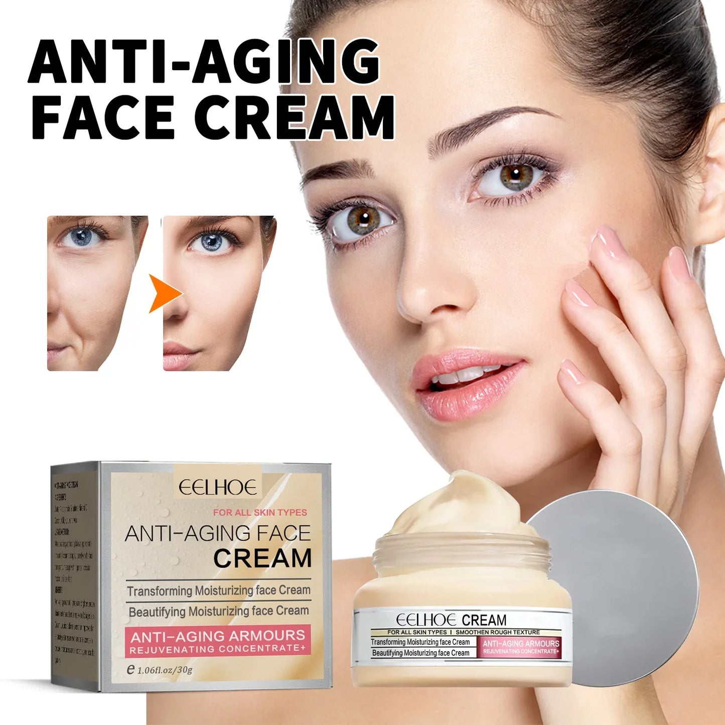 Firming & Hydrating Face Cream Anti-Wrinkle Care for All Skin Types