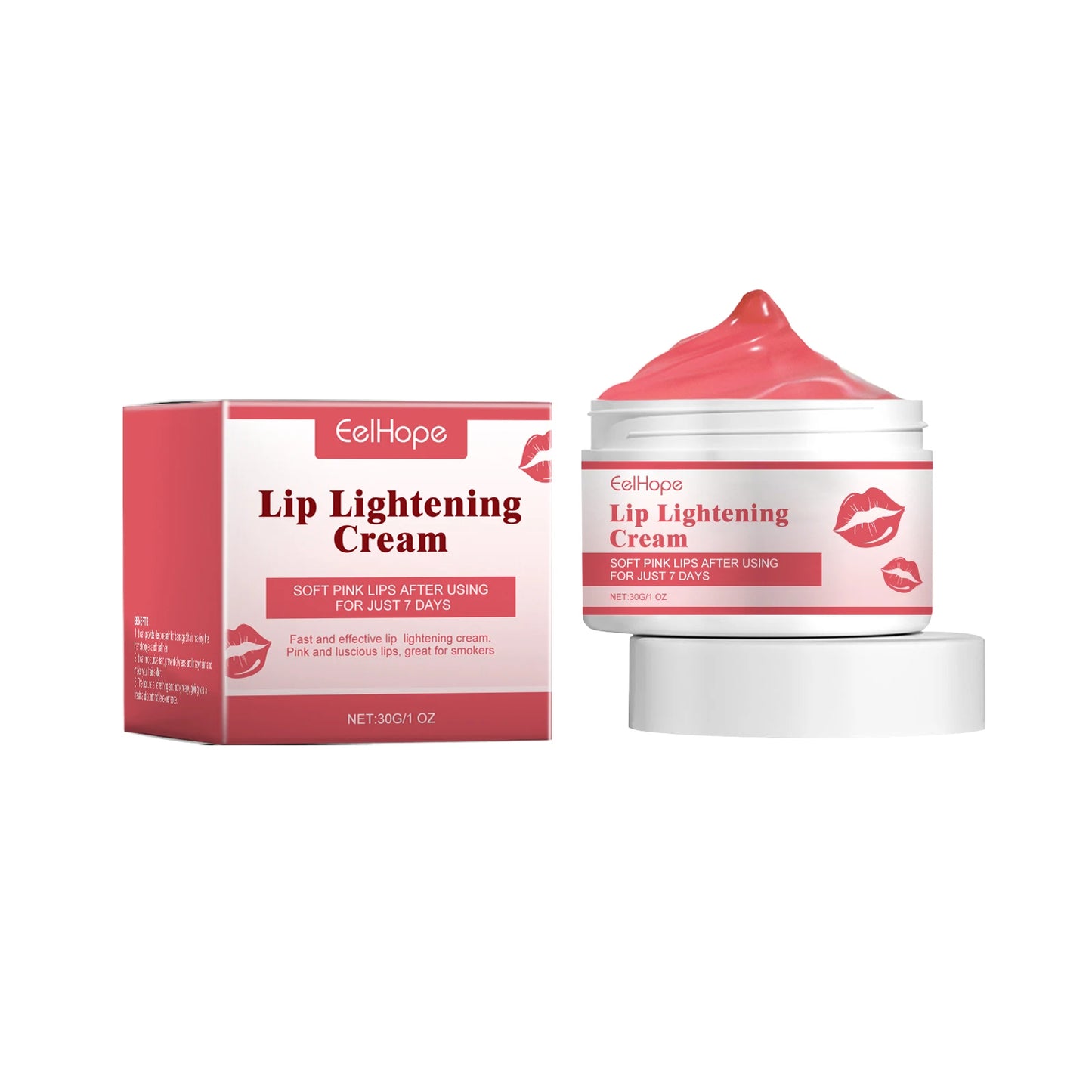 EelHope Lightening Lip Cream Moisturize, Repairing and with Hydrating Care, 30g