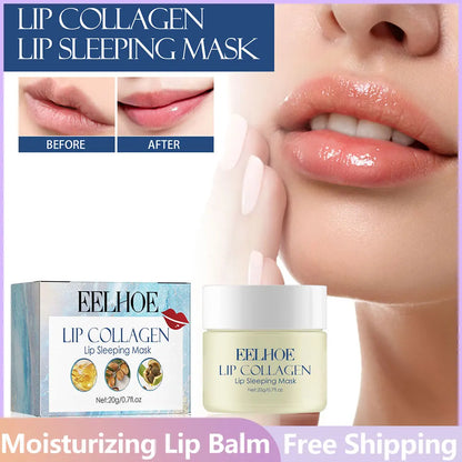 EELHOE Lip Collagen Sleeping Mask Overnight Hydration and Repair