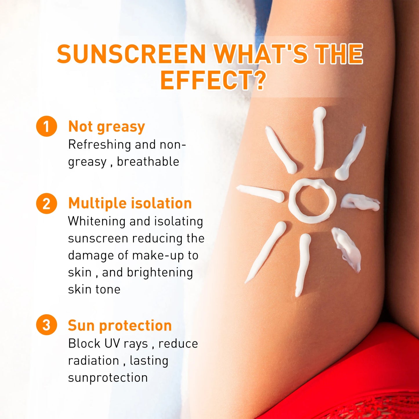 SPF 50+ Sunscreen – Invisible, Waterproof & Hydrating (50ml)
