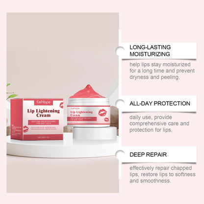 EelHope Lightening Lip Cream Moisturize, Repairing and with Hydrating Care, 30g