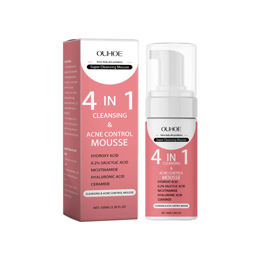 OUHOE 4-in-1 Acne Control Mousse – 100ml