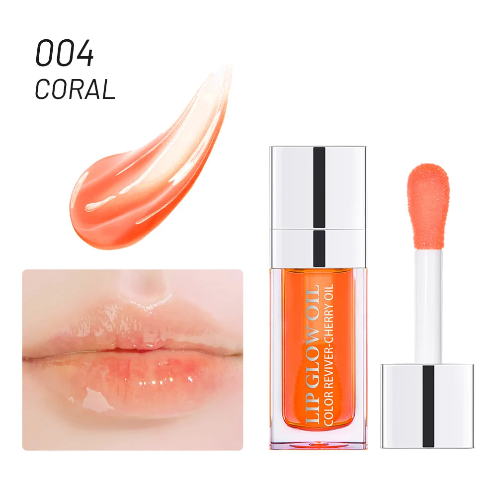 Moisturizing and Hydrate Lip Glow Oil Nourishing, Non-Sticky, Glossy Shine Formula