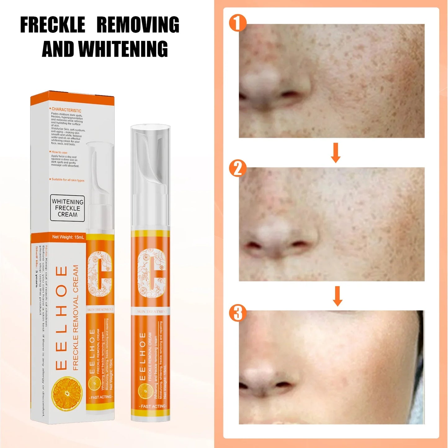 Multi-Action Vitamin C Spot Fading Pen for Women Brightening, Anti-Aging and Acne Care