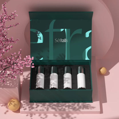 Séfralls 4-Piece Matte Lip Stain Set Long-Lasting, Rich Pigment, Smudge-Proof
