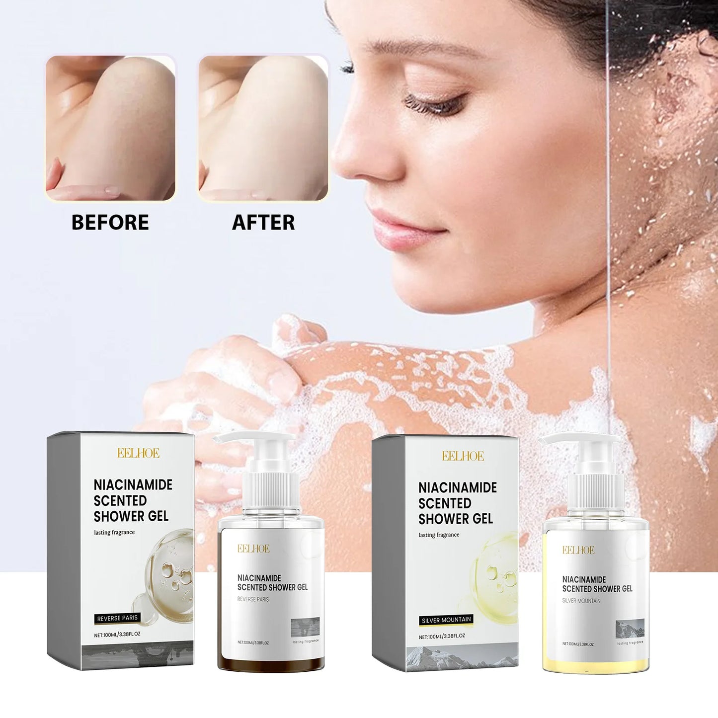Brightening and the Moisturizing Body Wash – Exfoliating with the long Lasting Fragrance