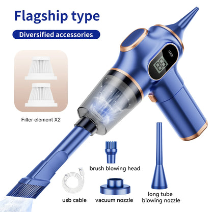 Portable Wireless Car & Home Vacuum Cleaner – High-Power Mini Cleaner for Sofa, Carpet & Office