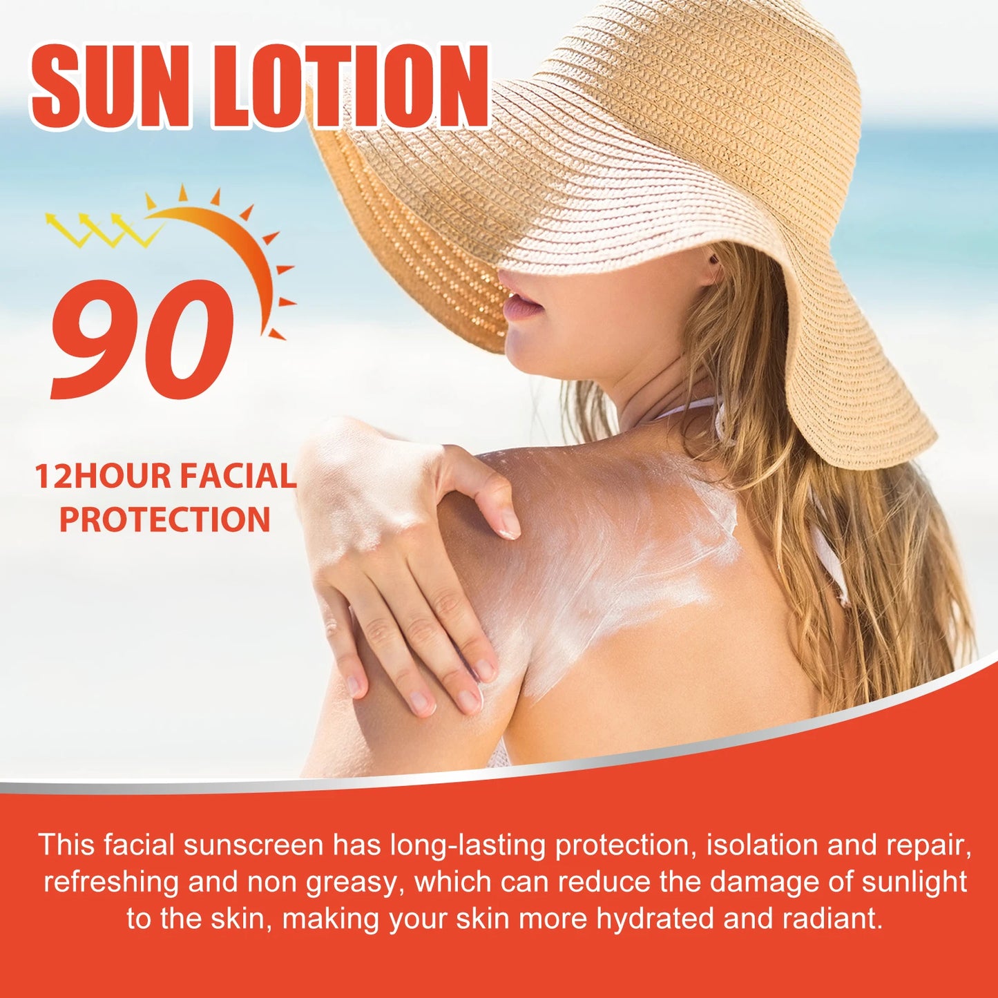 12H Sun Protection Cream – Hydrating & Lightweight for Face & Body