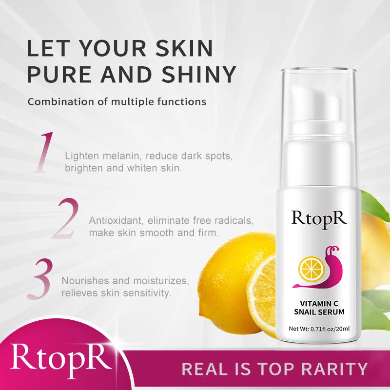 Vitamin C & Snail Serum – Dark Spot Corrector, Skin Repair & Brightening, 30ml