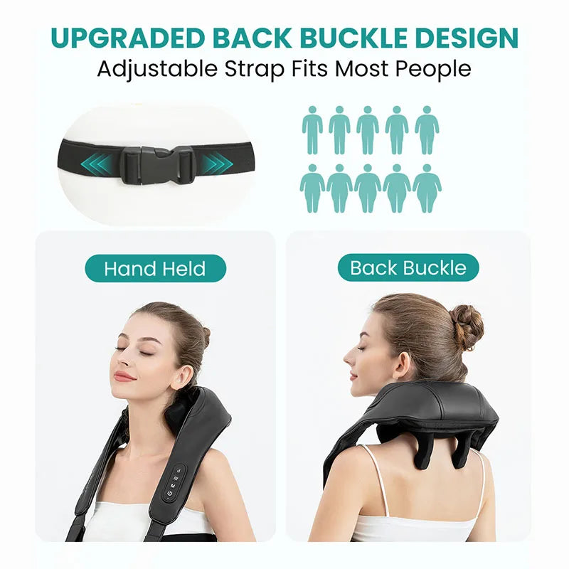 Nekteck Wireless Neck and Back and Shoulder Massager Cervical Relief