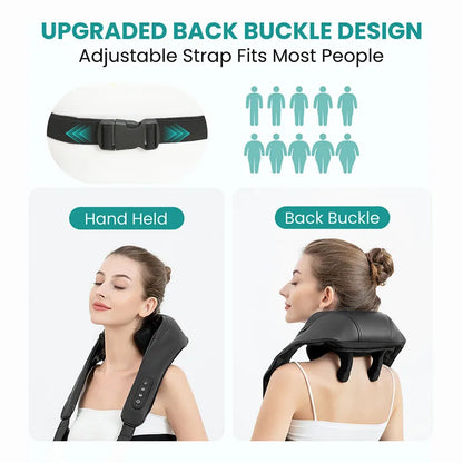 Nekteck Wireless Neck and Back and Shoulder Massager Cervical Relief