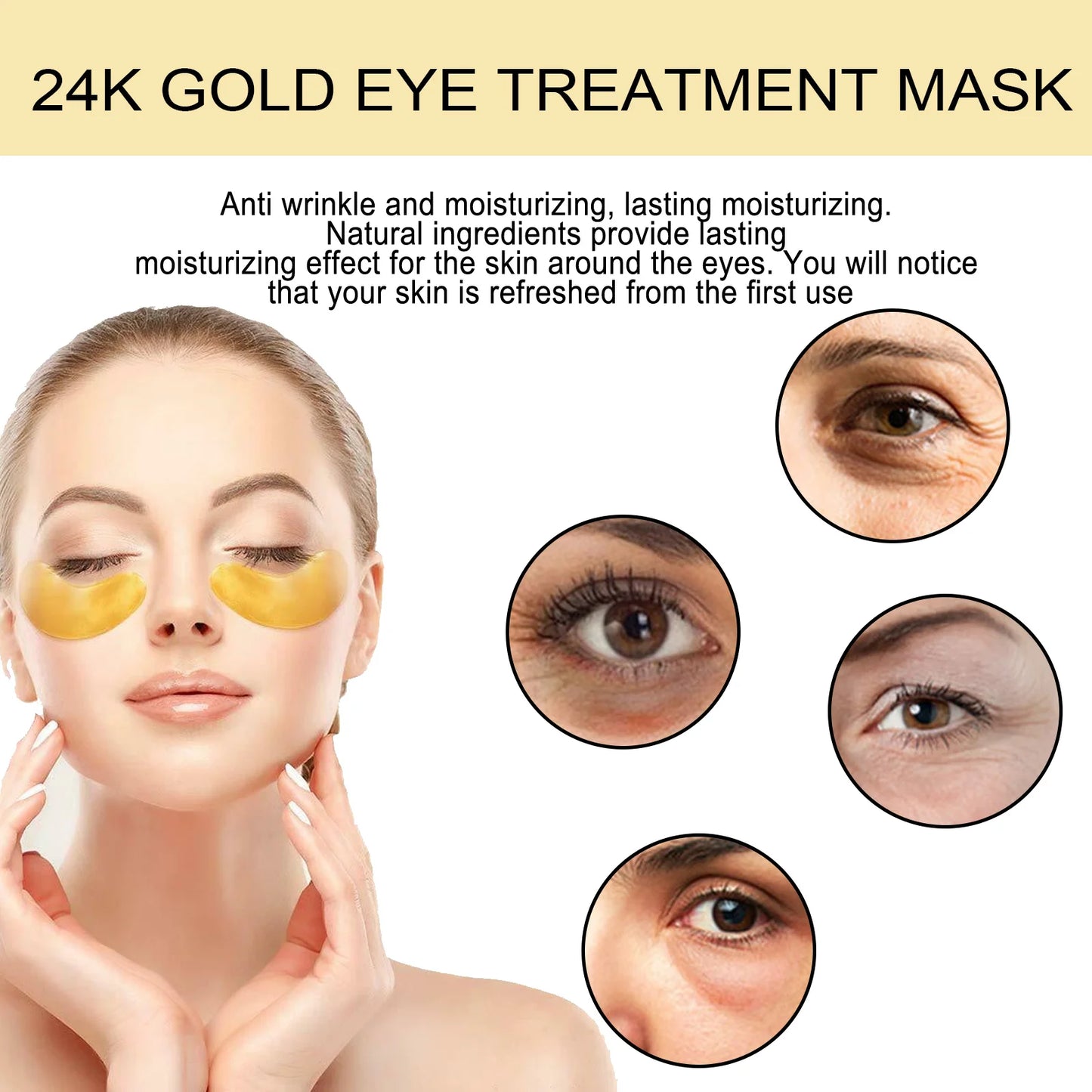 Powerful Anti-Aging Formula Enriched with 24K Gold, Hyaluronic Acid & Collagen